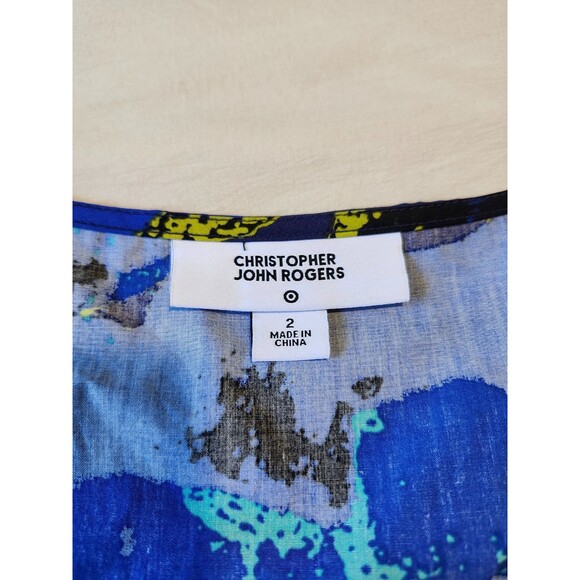 Women's size 2 Dress Blue Floral | Christopher John Rogers for Target - Picture 4 of 10
